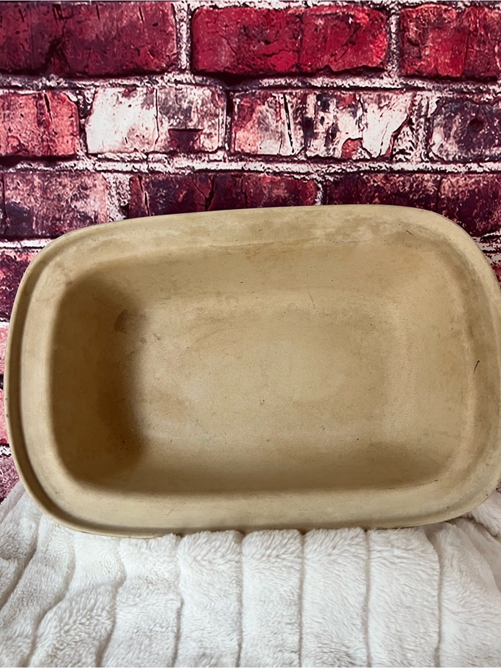 Pampered Chef Family Heritage Stoneware Classics Collection Roaster Pan